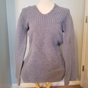 J. Crew tunic sweater with hood, medium